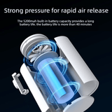 Darrahopens Tools > Pumps > Air Pumps Outdoor Camping Digital Electric Air Pump, 5200mAh Built-in Battery, for Air Mattresses and Swim Rings - Black