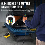 Darrahopens Tools > Pumps > Air Pumps VEVOR 10,000PSI Air Hydraulic Pump, 2.3 L Reservoir, NPT 3/8 In Oil Outlet, NPT 1/4 In Inlet, Air Actuated Foot Pump with Remote Control Actuator, for Automobile Frame Machine & Hydraulic Press