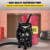 Darrahopens Tools > Pumps > Air Pumps VEVOR Air-Operated Double Diaphragm Pump 24 GPM 1 Inch Inlet And Outlet