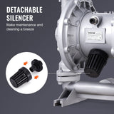 Darrahopens Tools > Pumps > Air Pumps VEVOR Air Operated Double Diaphragm Pump, 44GPM, Max 115PSI Air Waste Oil Pneumatic Transfer Pump with 2 Extra Diaphragms, 3.8cm Inlet & Outlet Aluminum Alloy Diaphragm Pump for Diesel Grease Oil