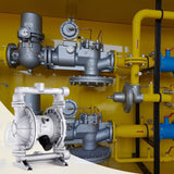 Darrahopens Tools > Pumps > Air Pumps VEVOR Air Operated Double Diaphragm Pump, 44GPM, Max 115PSI Air Waste Oil Pneumatic Transfer Pump with 2 Extra Diaphragms, 3.8cm Inlet & Outlet Aluminum Alloy Diaphragm Pump for Diesel Grease Oil