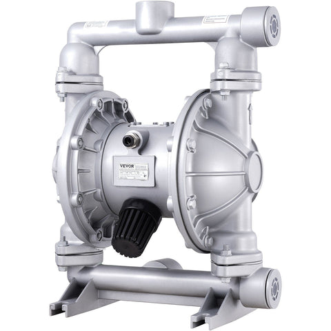 Darrahopens Tools > Pumps > Air Pumps VEVOR Air Operated Double Diaphragm Pump, 44GPM, Max 115PSI Air Waste Oil Pneumatic Transfer Pump with 2 Extra Diaphragms, 3.8cm Inlet & Outlet Aluminum Alloy Diaphragm Pump for Diesel Grease Oil