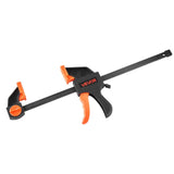 Darrahopens Tools > Pumps > Air Pumps VEVOR Bar Clamps for Woodworking, 2-Pack 30.48 cm and 2-Pack 15.24 cm, One-Handed Clamp/Spreader, Quick-Grip F-Clamp with 70 kg Load Limit, Premium Plastic and Steel, for Woodworking Metal working