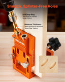 Darrahopens Tools > Pumps > Air Pumps VEVOR Pocket Hole Jig Kit, 12 mm to 48 mm Adjustable, Jig Pocket Hole System with Step Drill, Hex Wrench, Drill Stop Ring, Square Drive Bit, Plugs and Screws, Reinforced Metal Frame, for Woodworking