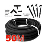 Darrahopens Tools > Pumps > Irrigation Pumps 50m Porous Soaker Hose – Leaky Garden Irrigation Pipe for Efficient Watering