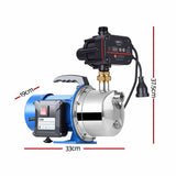 Darrahopens Tools > Pumps > Irrigation Pumps Giantz Garden Water Jet Pump Auto Controller 1100W Tank Rain Farm Irrigation