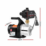 Darrahopens Tools > Pumps > Irrigation Pumps Giantz Garden Water Pump Auto Controller Tank Rain Farm Irrigation 1500W Max.