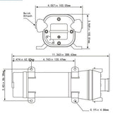 Darrahopens Tools > Pumps > Irrigation Pumps High Pressure Water Pump 45PSI for Camping Caravan Garden Caravan Boat Marine