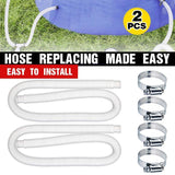 Darrahopens Tools > Pumps > Pool Pumps 2 x Genuine Intex Hose Pipe for Above Ground Swimming Pool Pump Filter 32mm