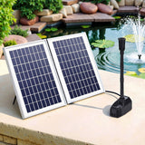 Darrahopens Tools > Pumps > Pool Pumps Gardeon Solar Pond Pump Submersible Water Fountain Kit with 2 Panels 1600L/H
