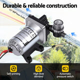 Darrahopens Tools > Pumps > Pool Pumps Giantz 12V DC Water Pump, 11.3LPM 55PSI 3 GPM Self-Priming RV Water Pressure Pump with Automatic Pressure Switch, for RV Marine Camping Yacht Garden Fresh Water Diaphragm, 2088-554-144 Replacement
