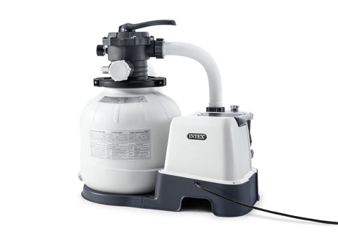 Darrahopens Tools > Pumps > Pool Pumps Intex Krystal Clear Sand Filter Pump and Saltwater Pool Chlorine System - 26676