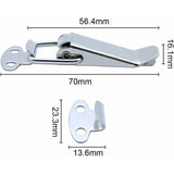 Darrahopens Tools > Tools Storage > Tool Boxes 10 pcs Spring Loaded Toggle Latch Stainless Steel Lever Catch Drawer Hardware For Toolbox Suitcase And Chest