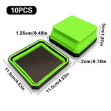 Darrahopens Tools > Tools Storage > Tool Boxes 10PCS Silicone Magnetic Tool Tray Folding Storage Disk Screw Bolt Organizer