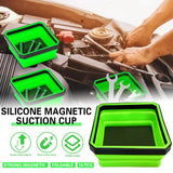 Darrahopens Tools > Tools Storage > Tool Boxes 10PCS Silicone Magnetic Tool Tray Folding Storage Disk Screw Bolt Organizer