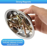 Darrahopens Tools > Tools Storage > Tool Boxes 3 4 6 Inch Magnetic Parts Tray Set Stainless Steel Tool Bowl Organizer Holder