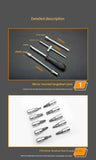 Darrahopens Tools > Tools Storage > Tool Boxes 46-Piece Automotive Repair Tool Set - Carbon Steel Ratchet Wrench Socket Kit - 1/4 Inch Drive with Extension Bars, Universal Joint, and Multi-Bit Screwdriver Heads - Compact Storage Case for Car Maintenance, Machinery Repair, and DIY Projects
