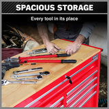 Darrahopens Tools > Tools Storage > Tool Boxes 9 Drawers Tool Box Chest Cabinet Trolley Box Garage Storage Toolbox Red 1000lbs