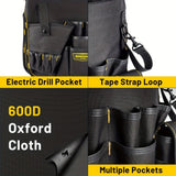 Darrahopens Tools > Tools Storage > Tool Boxes Black bucket tool organizer, tool storage, heavy duty tool organizer, multiple tool pockets, DIY tool storage, professional tool organizer, Australian tool storage