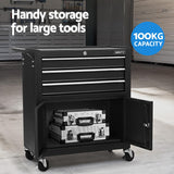Darrahopens Tools > Tools Storage > Tool Boxes Giantz 13 Drawer Tool Box Cabinet Chest Toolbox Storage Garage Organiser Black