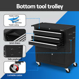 Darrahopens Tools > Tools Storage > Tool Boxes Giantz 13 Drawer Tool Box Cabinet Chest Toolbox Storage Garage Organiser Black