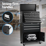 Darrahopens Tools > Tools Storage > Tool Boxes Giantz 13 Drawer Tool Box Cabinet Chest Toolbox Storage Garage Organiser Black