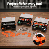 Darrahopens Tools > Tools Storage > Tool Boxes Giantz 3 Pack Tool Box Organizer with Hardware Storage Box for Small Parts