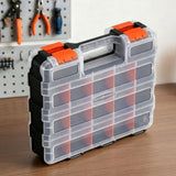 Darrahopens Tools > Tools Storage > Tool Boxes Giantz Double Sided Tool Box Organizer with 34 Compartment Small Parts Storage