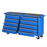 Darrahopens Tools > Tools Storage > Tool Boxes Giantz Tool Chest Trolley 10 Drawers Toolbox Storage Blue