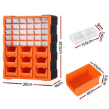 Darrahopens Tools > Tools Storage > Tool Boxes Giantz Tool Organizer 39-Drawer Hardware Cabinet Screw Storage Box Anti-Drop