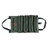 Darrahopens Tools > Tools Storage > Tool Boxes Heavy-Duty Canvas Tool Roll Up Bag & Organizer Tote - Multi-Pocket Wrench & Tool Pouch(Green)
