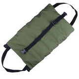 Darrahopens Tools > Tools Storage > Tool Boxes Heavy-Duty Canvas Tool Roll Up Bag & Organizer Tote - Multi-Pocket Wrench & Tool Pouch(Khaki)