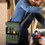 Darrahopens Tools > Tools Storage > Tool Boxes Khaki Multi-Purpose 600D Oxford Cloth Roll-Up Tool Organizer Bag – Heavy-Duty Waterproof & Anti-Scratch Organizer for Electricians, Mechanics & Automotive Use-Duty Oxford Fabric - Multi-Pocket Storage for Electricians, Mechanics & DIY Enthusiasts