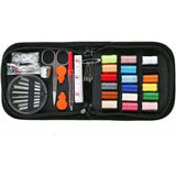 Darrahopens Tools > Tools Storage > Tool Boxes Mini Sewing Kit with 52 Sewing Accessories, 18 Thread Spools with Black Sewing Box for Beginners Kids Travelers Sewing Machine Adults Girls (Small)