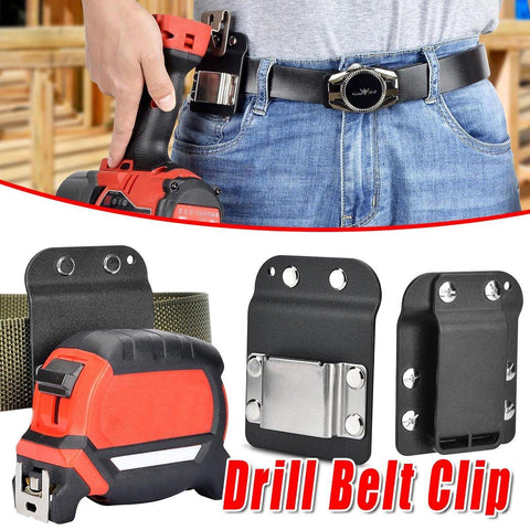 Darrahopens Tools > Tools Storage > Tool Boxes Multifunctional Electric Drill Belt Clip Portable Tool Holder for Easy Access