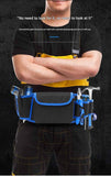 Darrahopens Tools > Tools Storage > Tool Boxes Red Professional Oxford Cloth Tool Waist Bag –Tool Belt, Multifunctional Work Belt, Men's Robust, Adjustable Tool Belt - Heavy-Duty 600D Waterproof for Electricians, Mechanics & Construction Workers