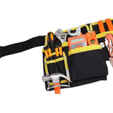 Darrahopens Tools > Tools Storage > Tool Boxes Tool Belt With 11 Pockets, Waterproof Oxford Fabric Tool Holder With Adjustable Straps, For Electricians, Carpenters,