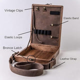 Darrahopens Tools > Tools Storage > Tool Boxes Vintage Writer's Wooden Messenger Box - Artisan Crossbody Satchel for Artists and Creatives