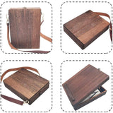 Darrahopens Tools > Tools Storage > Tool Boxes Vintage Writer's Wooden Messenger Box - Artisan Crossbody Satchel for Artists and Creatives