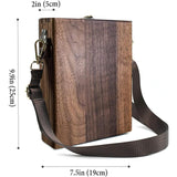 Darrahopens Tools > Tools Storage > Tool Boxes Vintage Writer's Wooden Messenger Box - Artisan Crossbody Satchel for Artists and Creatives