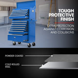 Darrahopens Tools > Tools Storage > Tool Cabinets BULLET 16 Drawer Tool Box Cabinet Chest Storage, Toolbox Garage Organiser Set, Blue