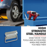 Darrahopens Tools > Tools Storage > Tool Cabinets BULLET 9 Drawer Tool Box Chest, Organiser Mechanic Garage Storage Toolbox Set - Blue