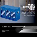Darrahopens Tools > Tools Storage > Tool Cabinets BULLET 9 Drawer Tool Box Chest, Organiser Mechanic Garage Storage Toolbox Set - Blue