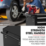 Darrahopens Tools > Tools Storage > Tool Cabinets BULLET Pro 7 Drawer Tool Box Cabinet Trolley Storage, Toolbox Garage Organiser Set, Black