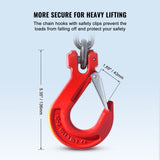 Darrahopens Tools > Tools Storage > Tool Cabinets VEVOR Chain Sling, 10 mm x 180 cm Lifting Chains with Hooks, G80 Engine Chain Hoist Lifts, 5 Ton Lifting Sling Chains for Engine Hoist, Engine Lift Chain with 2 Leg Grab Hooks and Adjusters Heavy Duty