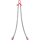 Darrahopens Tools > Tools Storage > Tool Cabinets VEVOR Chain Sling, 10 mm x 180 cm Lifting Chains with Hooks, G80 Engine Chain Hoist Lifts, 5 Ton Lifting Sling Chains for Engine Hoist, Engine Lift Chain with 2 Leg Grab Hooks and Adjusters Heavy Duty