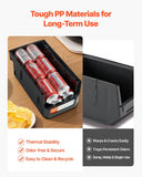 Darrahopens Tools > Tools Storage > Tool Cabinets VEVOR Plastic Stackable Storage Bins, 37.7 x 21.5 x 18 cm (12 Pack), Plastic Containers for Organizing & Storage Bins for Garage, Small Parts, Office Supplies, Other Accessories, Black & Transparent
