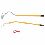 Darrahopens Tools > Tools Storage > Tool Cabinets VEVOR Tire Mount Demount Tool, 571- 622 mm Manual Steel Tire Changer Mount Demount Removal Tool, with Extra Bead Holder, Tubeless Truck Bead Breaker, 3 PCS Tire Changing Tools, Orange