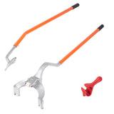 Darrahopens Tools > Tools Storage > Tool Cabinets VEVOR Tire Mount Demount Tool, 571-622 mm Manual Steel Tire Changer Mount Demount Removal Tool, with Extra Bead Holder, Tubeless Truck Bead Breaker, 3 PCS Tire Changing Tools, Orange