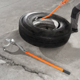 Darrahopens Tools > Tools Storage > Tool Cabinets VEVOR Tire Mount Demount Tool, 571-622 mm Manual Steel Tire Changer Mount Demount Removal Tool, with Extra Bead Holder, Tubeless Truck Bead Breaker, 3 PCS Tire Changing Tools, Orange